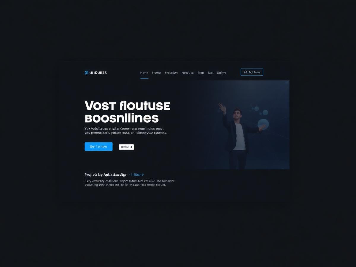 Business Website design for Meridian Consulting
