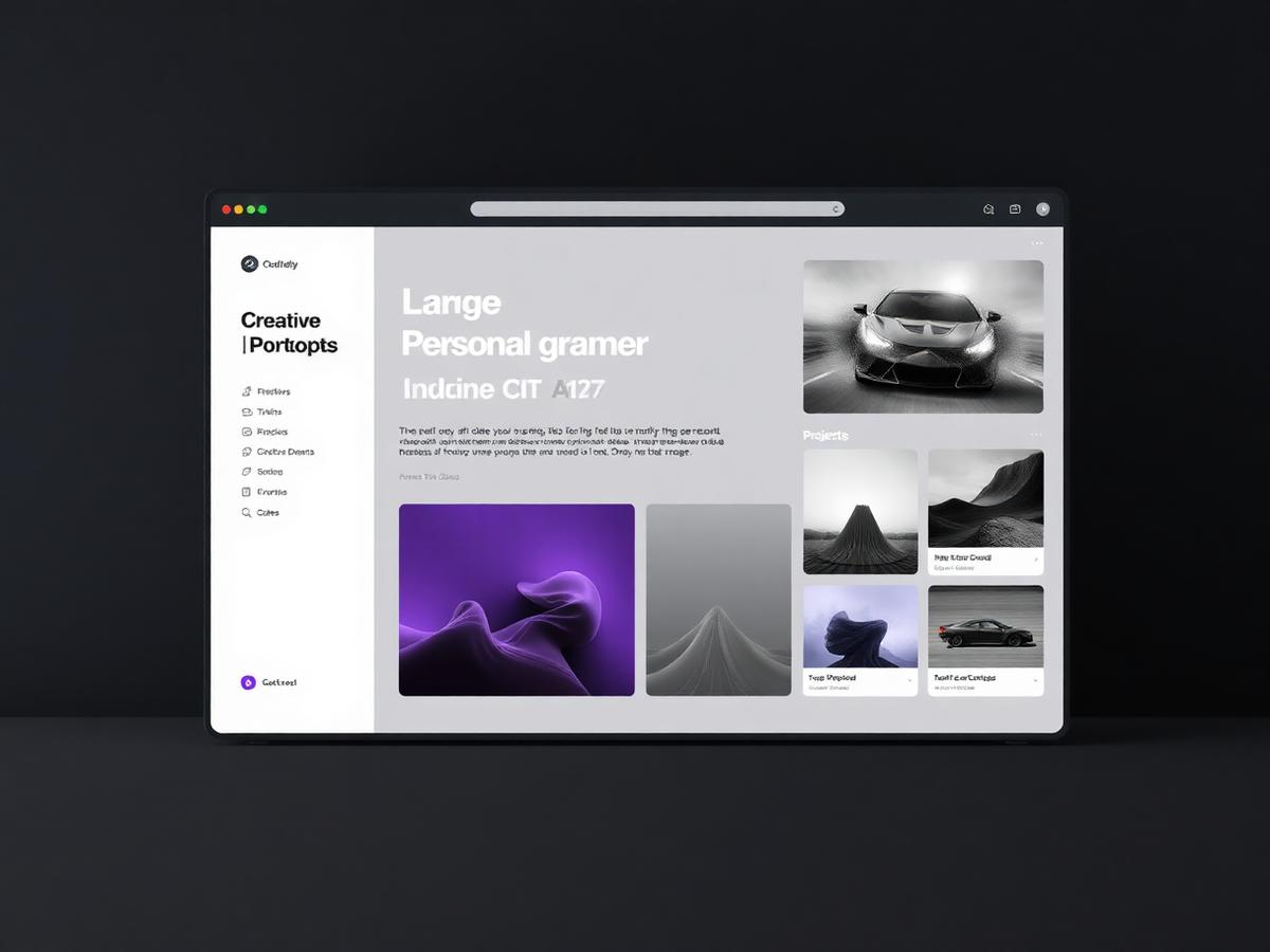 Portfolio Website design for Ivy Lane